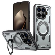 N/A - Xiaomi 15T Pro Skal Militärskydd Plast Kickstand - Grå