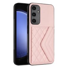 OEM - YB Leather Coating Series-8 Samsung Galaxy A55 5G Skal &Auml;kta L&auml;der - Rosa