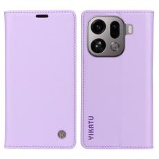 YIKATU - YIKATU Oppo Find X9 Pro 5G Fodral PU L&auml;der - Ljus Lila