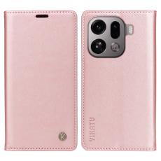 YIKATU - YIKATU Oppo Find X9 Pro 5G Fodral PU L&auml;der - Ros&eacute;guld