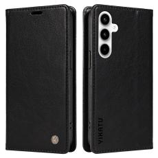 YIKATU - YIKATU Samsung Galaxy A35 5G Skal PU L&auml;der - Svart