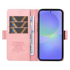 YIKATU - YIKATU Samsung Galaxy A37 Pl&aring;nboksfodral Konstl&auml;der - Rosa