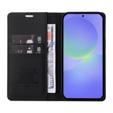 YIKATU - YIKATU Samsung Galaxy A37 Pl&aring;nboksfodral Konstl&auml;der - Svart