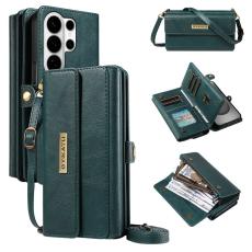 YIKATU - YIKATU Samsung Galaxy S26 Ultra Fodral L&auml;der - Gr&ouml;n