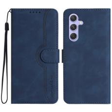 OEM - YX0030 Samsung Galaxy A55 5G Fodral PU L&auml;der Skydd - Safir