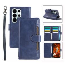 OEM - ABEEL Samsung Galaxy S26 Ultra Fodral &Auml;kta L&auml;der Magnetiskt - Bl&aring;