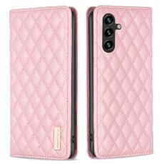 BINFEN COLOR - BINFEN Samsung Galaxy A35 5G Skal St&auml;llfunktion - Rosa