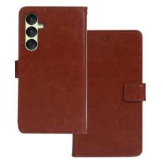 IDEWEI - IDEWEI Samsung Galaxy A35 5G Fodral Konstl&auml;der - Brun