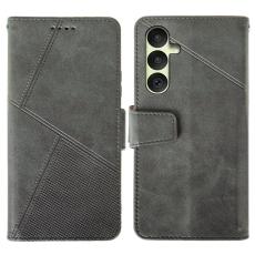 IDEWEI - IDEWEI Samsung Galaxy A35 5G Fodral Konstl&auml;der Classic - Gr&aring;