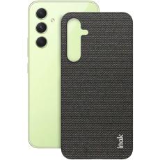 Imak - IMAK Samsung Galaxy A35 5G Skal Konstl&auml;der + Plast - Svart