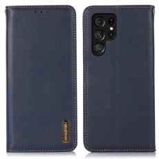 KHAZNEH - KHAZNEH Samsung Galaxy S26 Ultra Fodral &Auml;kta L&auml;der Nappa - Bl&aring;