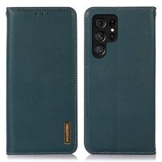 KHAZNEH - KHAZNEH Samsung Galaxy S26 Ultra Fodral &Auml;kta L&auml;der Nappa - Gr&ouml;n