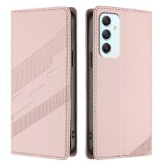 OEM - PUNK Samsung Galaxy A35 5G Fodral PU L&auml;der - Rosa