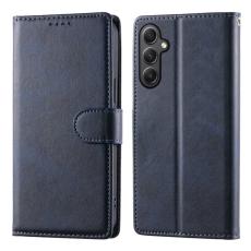 OEM - Samsung Galaxy A35 5G Fodral Flip Konstl&auml;der - Bl&aring;