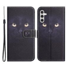 OEM - Samsung Galaxy A35 5G Fodral PU L&auml;der 3D M&ouml;nster - Cat's Eye