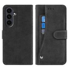 OEM - Samsung Galaxy A35 5G Fodral Retro Konstl&auml;der - Svart