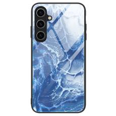 OEM - Samsung Galaxy A35 5G Mobilkal H&auml;rdat Glas + Plast - Marmor