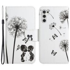 OEM - Samsung Galaxy A35 5G Skal Cross Textur Konstl&auml;der - Dandelion