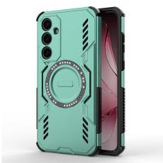 OEM - Samsung Galaxy A35 5G Skal Magnetiskt Skydd PC + TPU - Gr&ouml;n