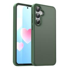 OEM - Samsung Galaxy A35 5G Skal Plast Matt Anti-Drop - Olivgr&ouml;n