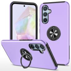 OEM - Samsung Galaxy A35 5G Skal Plast Skydd med St&auml;ll - Lila