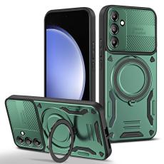 OEM - Samsung Galaxy A35 5G Skal St&ouml;ts&auml;ker TPU + PC - Gr&ouml;n