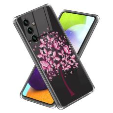 OEM - Samsung Galaxy A35 5G Skal St&ouml;tskydd TPU - Rosa Blommor