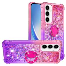OEM - Samsung Galaxy A35 5G Skal TPU Gradiant St&ouml;d Skydd - Rosa+Lila