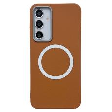 OEM - Samsung Galaxy A35 5G Skal TPU L&auml;dertextur - Brun