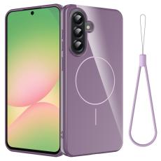 OEM - Samsung Galaxy A35 5G Skal TPU Med Rem - Lila