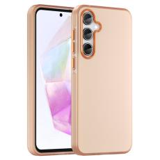 OEM - Samsung Galaxy A35 5G Skal TPU + PC Matt Genomskinlig Design - Orange