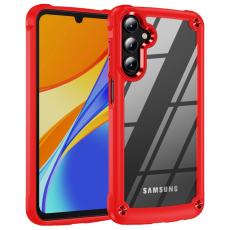 OEM - Samsung Galaxy A35 5G Skal TPU Ram Klar PC Baksida - R&ouml;d