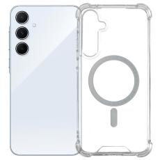 OEM - Samsung Galaxy A35 5G Skal Transparent Magnetiskt 1.5mm St&ouml;tt&aring;lig - Klar