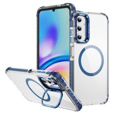 OEM - Samsung Galaxy A35 5G Skal Transparent Med Stativ Magnetiskt - Bl&aring;