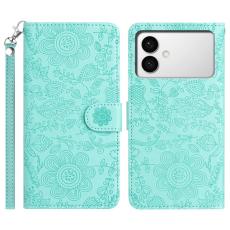 OEM - Samsung Galaxy S26 Edge Fodral &Auml;kta L&auml;der Skydd - Ljusgr&ouml;n