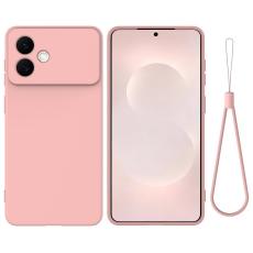 OEM - Samsung Galaxy S26 Edge Skal Flytande Silikon - Rosa