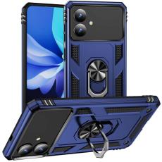 OEM - Samsung Galaxy S26 Edge Skal Plast Med St&auml;llning - Bl&aring;