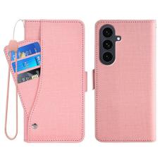 OEM - Samsung Galaxy S26 Fodral Jean Tyg Konstl&auml;der - Rosa