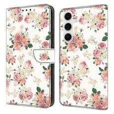 OEM - Samsung Galaxy S26 Fodral Konstl&auml;der M&ouml;nstertryck - Pion