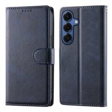 OEM - Samsung Galaxy S26 Fodral St&auml;ll PU L&auml;der Flip Skydd - Bl&aring;