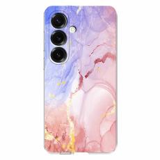 OEM - Samsung Galaxy S26 Plus Skal Marmor M&ouml;nster TPU - Rosa