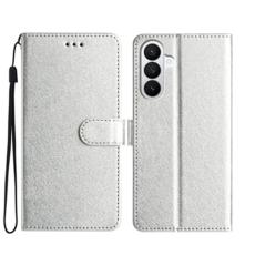 OEM - Samsung Galaxy S26 Pro Fodral &Auml;kta L&auml;der Folio Magnetl&aring;s - Silver
