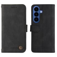 OEM - Samsung Galaxy S26 / S26 Pro Fodral &Auml;kta L&auml;der Stativ - Svart