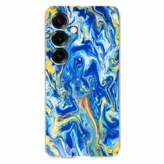 OEM - Samsung Galaxy S26 Plus Skal Marmortryck Mjuk TPU - Ljusbl&aring;