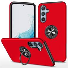 OEM - Samsung Galaxy S26 Plus Skal PC + TPU Med Rotera Ringh&aring;llare - R&ouml;d