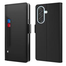 OEM - Samsung Galaxy S26 Skal PU L&auml;der Med St&auml;llning - Svart