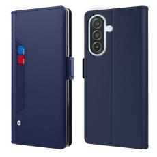 OEM - Samsung Galaxy S26 Skal PU L&auml;der St&auml;ll Fodral - Bl&aring;