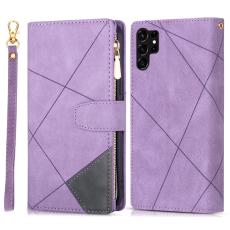 OEM - Samsung Galaxy S26 Ultra Fodral Konstl&auml;der F&auml;rgsplicing - Lila
