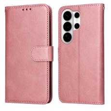 OEM - Samsung Galaxy S26 Ultra Fodral Konstl&auml;der Folio Flip - Rosa