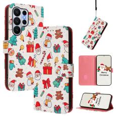 OEM - Samsung Galaxy S26 Ultra Fodral Konstl&auml;der Julm&ouml;nster - Julmotiv